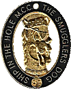 Smugglers Dog motorcycle rally badge from Andy Hunter