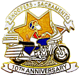 Snoopers Sacramento motorcycle run badge from Jean-Francois Helias