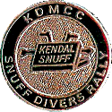 Snuff Divers motorcycle rally badge from Mike Hull
