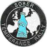 Temperance motorcycle rally badge from Ted Trett