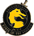Sober Up The Dragon motorcycle rally badge from Russ Shand