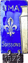 Soissons motorcycle rally badge from Jean-Francois Helias