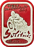 Solitude motorcycle rally badge from Jean-Francois Helias