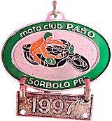 Sorbolo motorcycle rally badge from Jean-Francois Helias