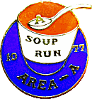 Soup Run motorcycle run badge from Jean-Francois Helias