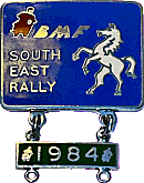 South East motorcycle rally badge from Jean-Francois Helias
