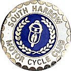 South Harrow MCC motorcycle club badge from Jean-Francois Helias