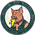 Spittin Pig motorcycle rally badge from Dave Cooper