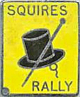Squires motorcycle rally badge from Ted Trett