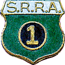 SRRA Sierra Road Riders Association motorcycle club badge from Jean-Francois Helias