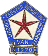 Starfish motorcycle rally badge from Les Hobbs