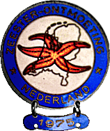 Starfish motorcycle rally badge from Jean-Francois Helias