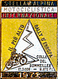 Stella Alpina motorcycle rally badge from Jean-Francois Helias