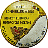 Stella Alpina motorcycle rally badge from Jan Heiland