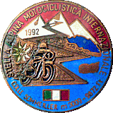 Stella Alpina motorcycle rally badge from Hans Veenendaal