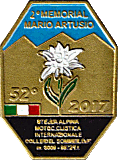 Stella Alpina motorcycle rally badge from Jeff Laroche