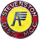 Stevenson DMCC motorcycle club badge from Jean-Francois Helias