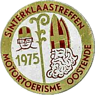 Sinterklaas motorcycle rally badge from Ted Trett