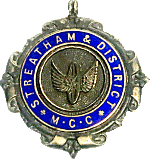 Streatham & District motorcycle club badge from Jean-Francois Helias