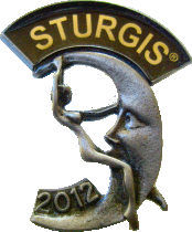 Sturgis motorcycle rally badge