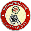 Suchfahrt motorcycle rally badge from Jean-Francois Helias