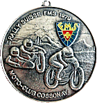 Suisse Rally motorcycle rally badge from Jean-Francois Helias