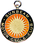 Sunbeam MCC motorcycle club badge from Jean-Francois Helias