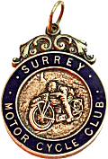 Surrey MCC motorcycle club badge from Jean-Francois Helias