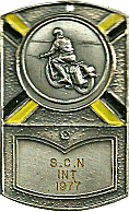 Suzuki motorcycle rally badge from Hans Veenendaal