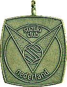 Suzuki motorcycle rally badge from Hans Veenendaal