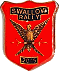 Swallow motorcycle rally badge from Jean-Francois Helias