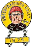 Sweed Bashers motorcycle rally badge from Ted Trett