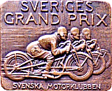 Swedish GP motorcycle race badge from Jean-Francois Helias