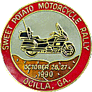 Sweet Potato motorcycle rally badge from Jean-Francois Helias
