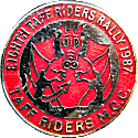 Taff Riders motorcycle rally badge from Jean-Francois Helias