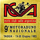 Taggia motorcycle rally badge from Jean-Francois Helias