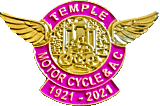 Temple MC&AC motorcycle club badge from Jean-Francois Helias