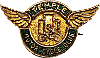 Temple MCC motorcycle club badge from Jean-Francois Helias