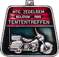 Tenten (BE) motorcycle rally badge from Nigel Woodthorpe