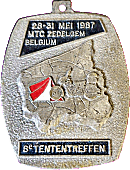 Tenten (NL) motorcycle rally badge from Jean-Francois Helias