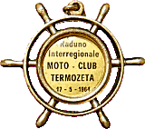 Termozeta motorcycle rally badge from Jean-Francois Helias