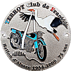 Terrot motorcycle rally badge from Jean-Francois Helias