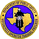 Texas MCOT motorcycle scheme badge from Jean-Francois Helias