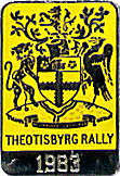 Theotisbyrg motorcycle rally badge from Jan Heiland