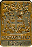 Theotisbyrg motorcycle rally badge from Lone Wolf