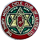 Thirty MCC of Ulster motorcycle club badge from Jean-Francois Helias