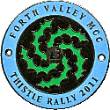 Thistle motorcycle rally badge from Ted Trett