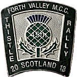 Thistle motorcycle rally badge from Jean-Francois Helias