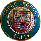 Three Leopard motorcycle rally badge
