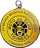 Ticinese motorcycle rally badge from Jean-Francois Helias